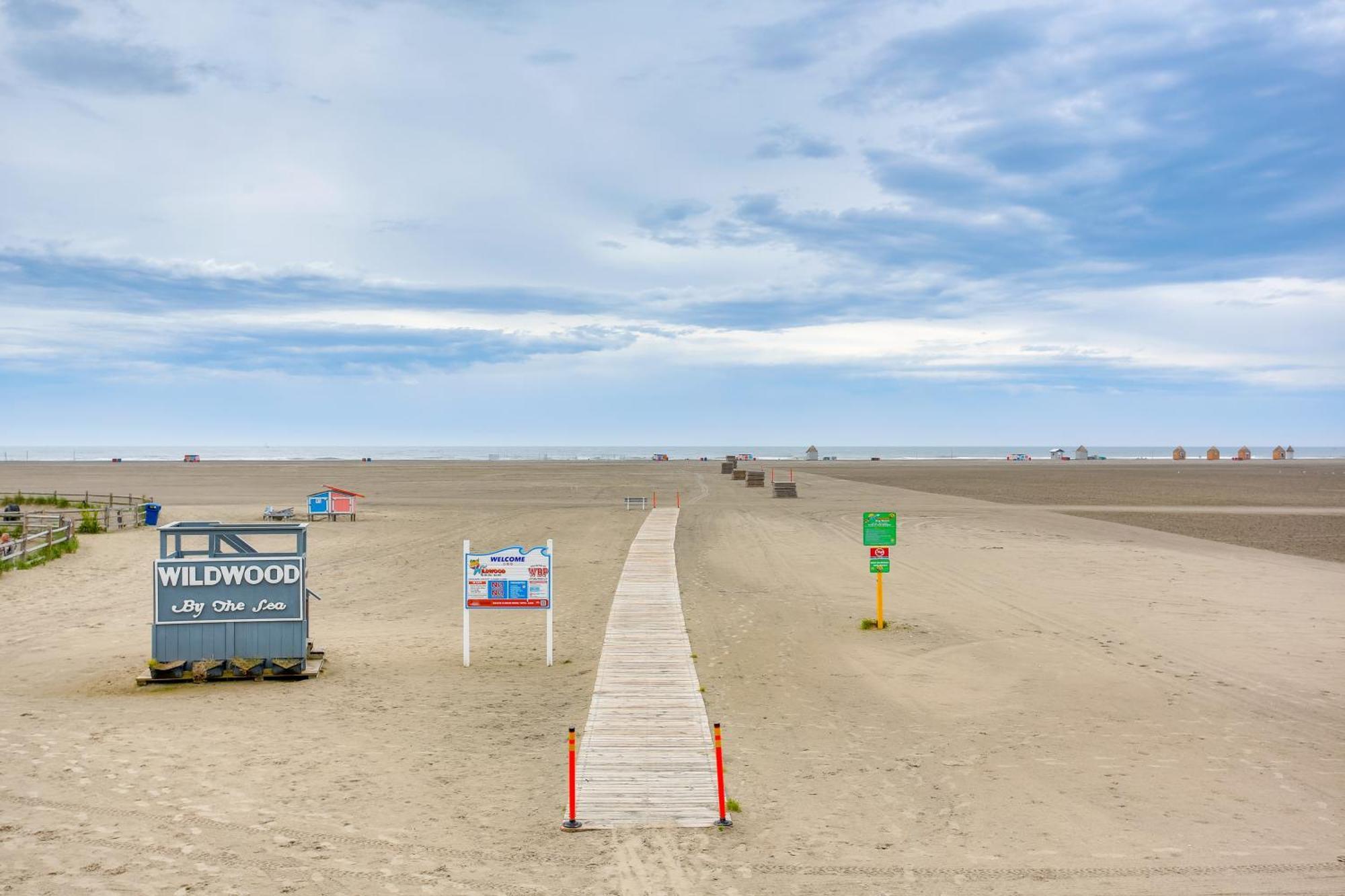 Quaint Wildwood Condo About Walk To Beach! Екстер'єр фото